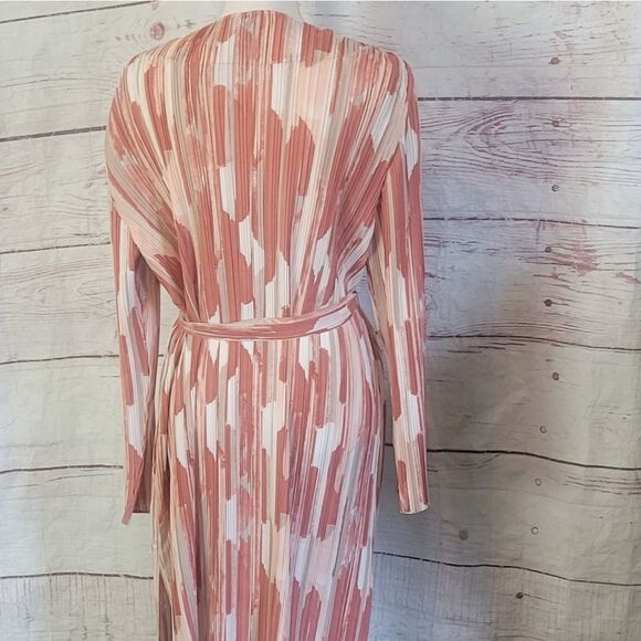 Chico's Travelers Textured Crinkle Trench Jacket Size XL - Picture 5 of 10